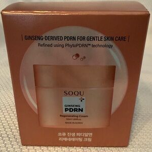 SOQU Ginseng PDRN Regenerating CreaCm 50ml Korean Skincare Niacinamide Adenosine